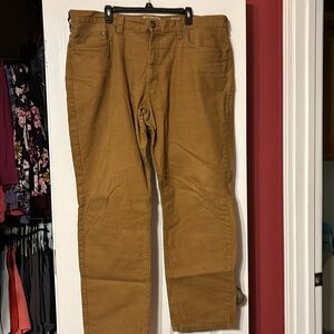 Schmidt workwear Brown jeans size 44 x 34 relaxed fit comfort flex fit